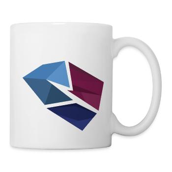 Blue flash - Tasse - Weiß - Rechts