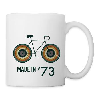 Fiftieth anniversary lp road bike men 1973 - Mug - white - Right