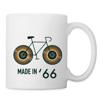 Vintage lp road bike men from 1966 - Mug - white - Right