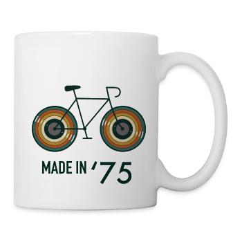 Vintage LP Rennrad Herren aus dem Jahr 1975 - Tasse - Weiß - Rechts