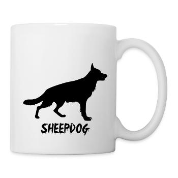 Dog Hund - Tasse - Weiß - Rechts