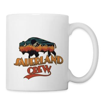 Sauerland Crew Sauerländer Urlaub NRW - Tasse - Weiß - Rechts