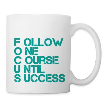 Suivre un cours jusqu’au succès 3 - Mug blanc - blanc - Droite