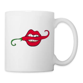 SCHARFE PAPRIKA - Tasse - Weiß - Rechts