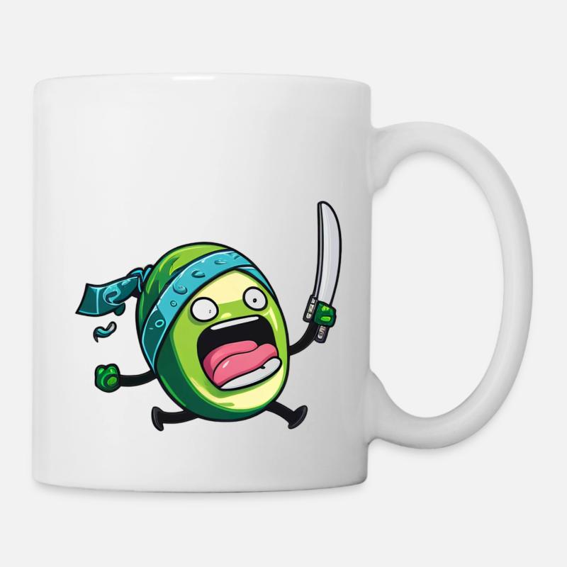 Ninja Avocado - Mug - white