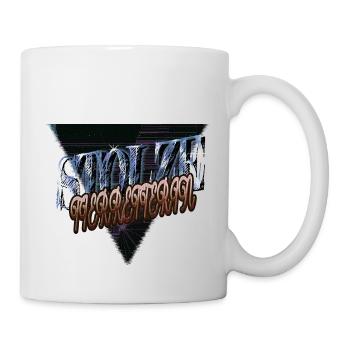 gift humor animal shelter present idea - Tasse - Weiß - Rechts