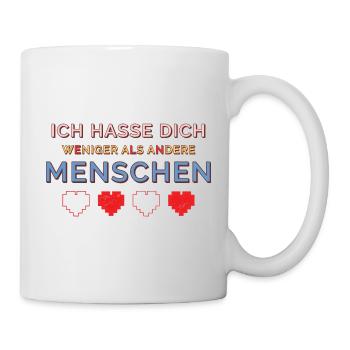 Valentinstag Jahrestag Hochzeitstag Humor lustig - Tasse - Weiß - Rechts