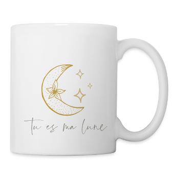 Tu es ma lune - Mug blanc - blanc - Droite