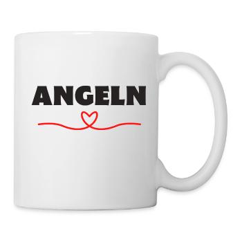 Angeln Angler Fischer - Tasse - Weiß - Rechts