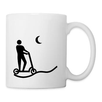 E-Scooter E-Roller Scooter - Mug - white - Right