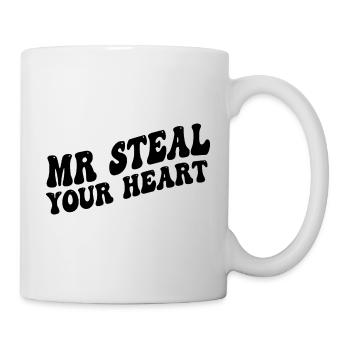 Monsieur Volez votre cœur - Mug blanc - blanc - Droite