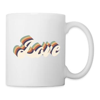 love vintage - Mug blanc - blanc - Droite