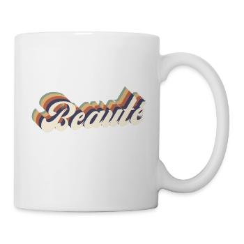 Vintage beauty - Mug - white - Right