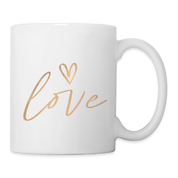 love heart - Tasse - Weiß - Rechts