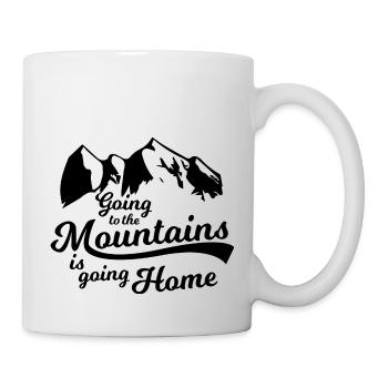Adventure Travel Hiking Mountain - Tasse - Weiß - Rechts