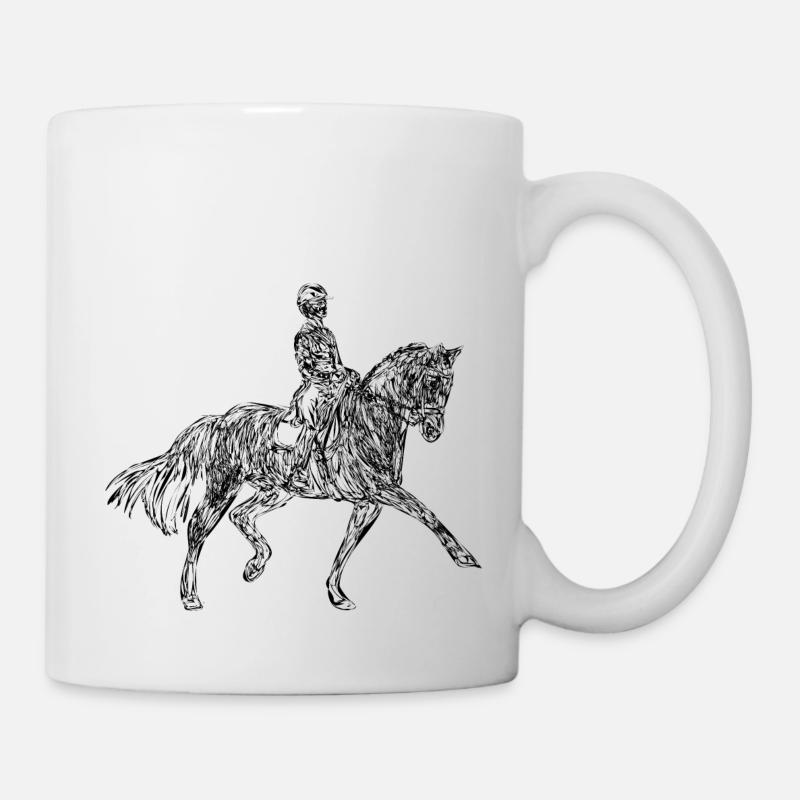 Pferd - Tasse - Weiß