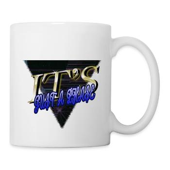 night sky space ship funny quote birthday - Mug - white - Right