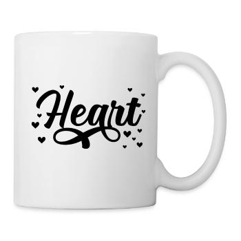 Heart - Tasse - Weiß - Rechts