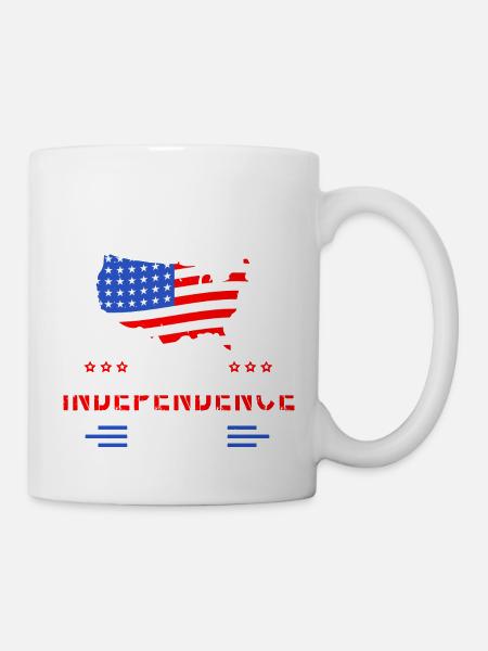 HAPPY INDEPENDENCE DAY USA - Mug - white