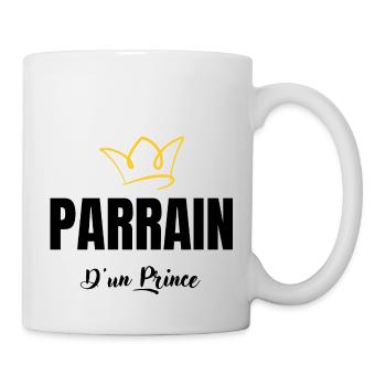 parrain d'un prince - Mug blanc - blanc - Droite