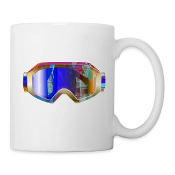 Ski Goggles,Skiing,Ski,Snowboard,Graffiti - Mug - white - Right