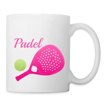 Padel Paddle Raquette Tennis Sport I Cadeau - Mug blanc - blanc - Droite
