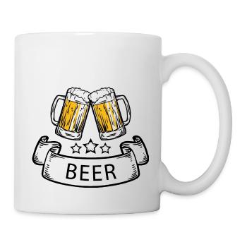 Beer Beer Wine Vino Party - Mug - white - Right