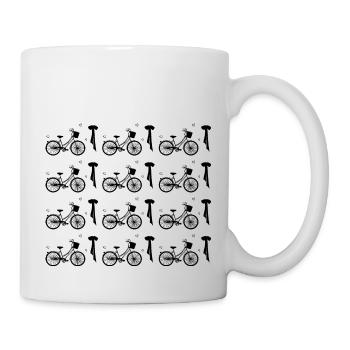 Marathon Triathlon Running Jogging Biking Cycling - Mug - white - Right