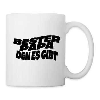 Bester Papa den es gibt - Tasse - Weiß - Rechts