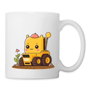 Tracteur Pika Kawaï - Mug blanc - blanc - Droite