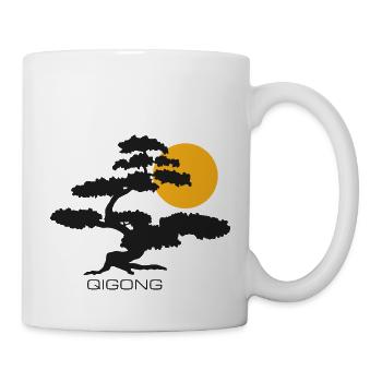 Arbre de Qigong - Mug blanc - blanc - Droite