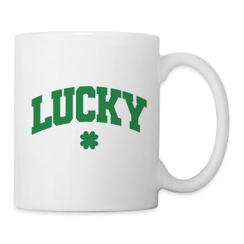 St. Patrick’s Day Gift Shamrock Men, Women, Kids - Mug - white - Right