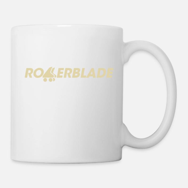 rollerblade logo hell - Tasse - Weiß