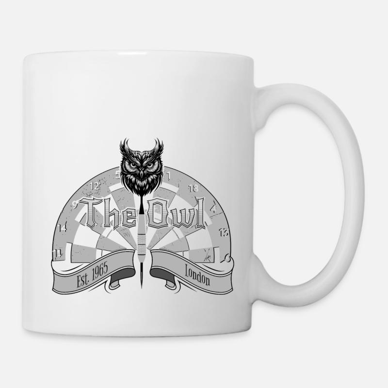Darts The Owl - Mug - white