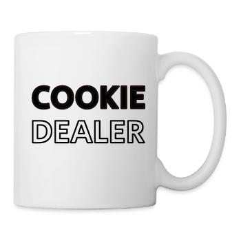 Cookie Dealer Cookie Händler - Tasse - Weiß - Rechts