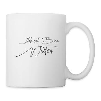 Natural Born Schriftsteller / Schwarz - Tasse - Weiß - Rechts