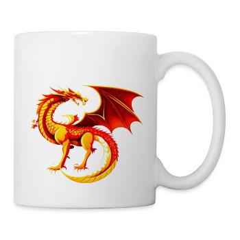 Dragon - Mug blanc - blanc - Droite