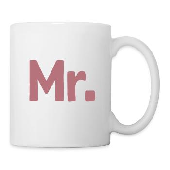Mr. Matching Couple Engagement Wedding Honeymoon - Mug - white - Right