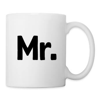 Mr. Matching Couple Engagement Wedding Honeymoon - Mug - white - Right