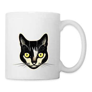 Richard le chat stylé en cadeau - Mug blanc - blanc - Droite