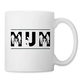 Mutter - Tasse - Weiß - Rechts