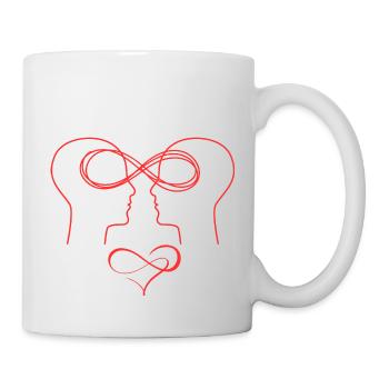 Unendliche Liebe - Tasse - Weiß - Rechts
