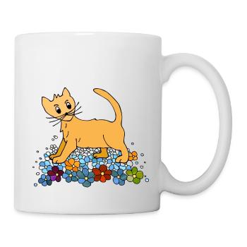 Cat - Mug - white - Right