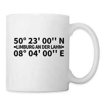 Limburg an der Lahn coordinates - Mug - white - Right