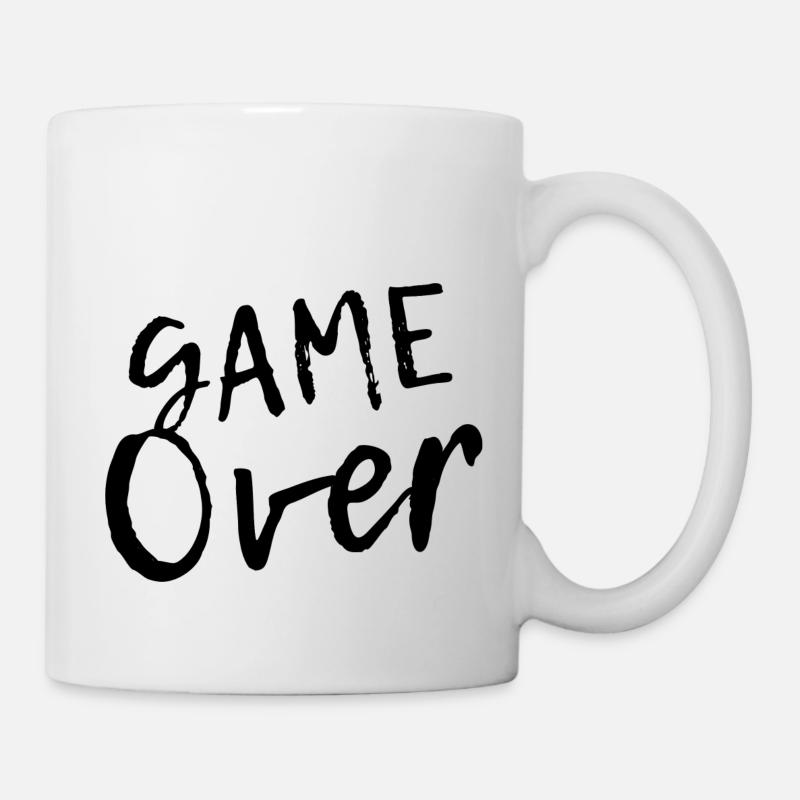 Game Over - Original Gift for Gamers - Mug - white