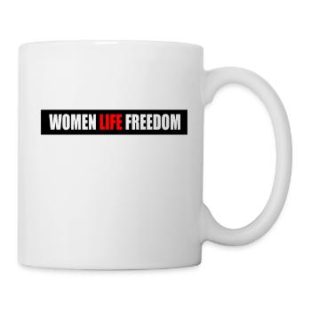 Women life freedom - Tasse - Weiß - Rechts