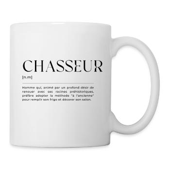 Chasseur: Définition Drôle - Cadeau Fun - Mug blanc - blanc - Droite