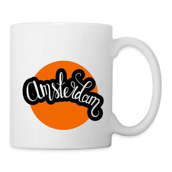 Amsterdam Dutch Orange T-shirt - Mug - white - Right