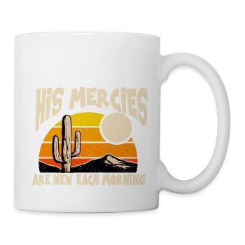 Ses miséricordes sont la nouvelle église Jésus-Christ - Mug blanc - blanc - Droite