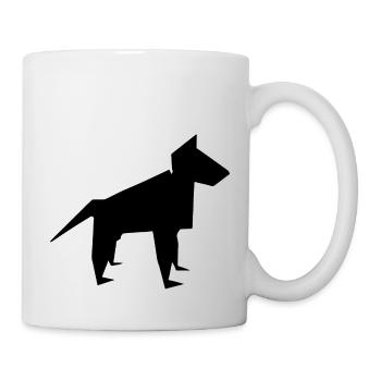 Dog Silhouette Dog Owner Gift - Mug - white - Right